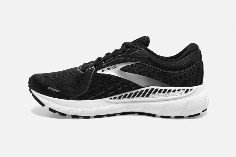 Brooks Adrenaline GTS 21 Road Running Shoes - Womens - Black/White - PV1046785